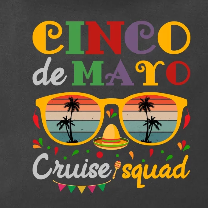 Cinco De Mayo Cruise Squad Fiesta Graphic Zip Tote Bag