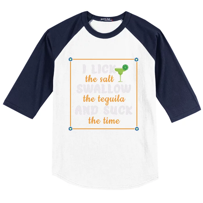 Cinco De Mayo Funny Margarita Quote Baseball Sleeve Shirt