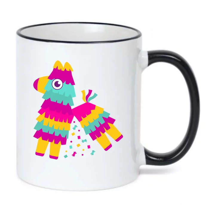 Cinco De Mayo Colorful Pinata Black Color Changing Mug