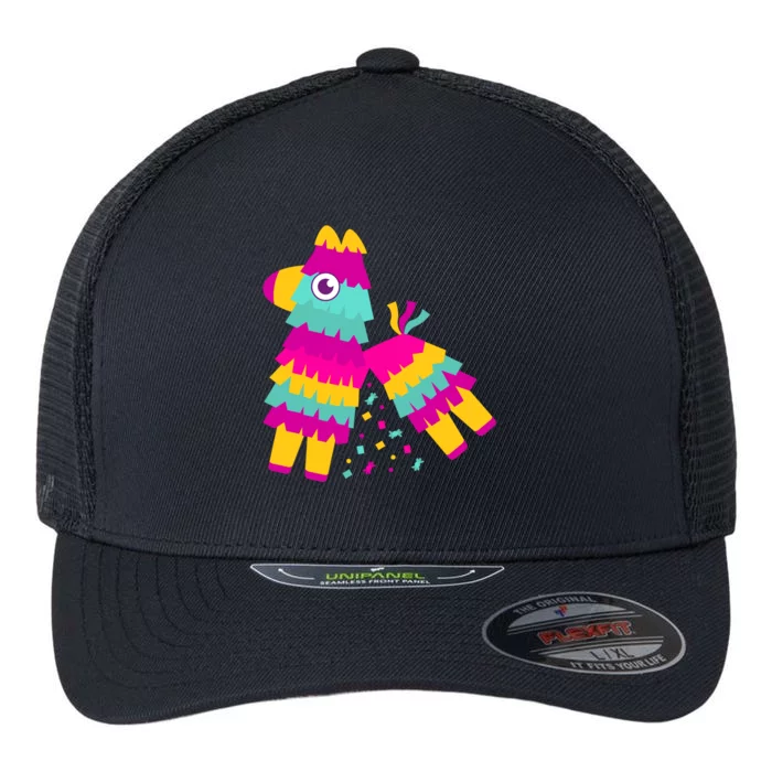 Cinco De Mayo Colorful Pinata Flexfit Unipanel Trucker Cap