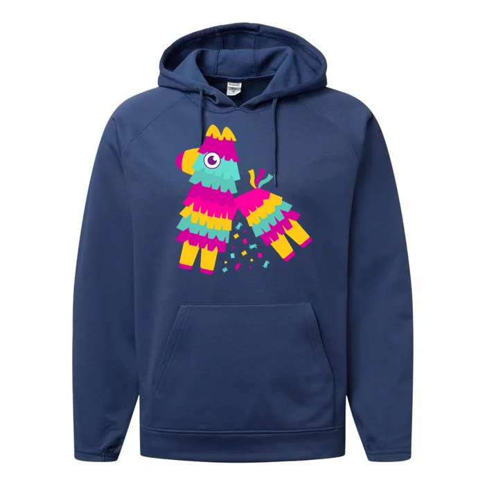 Cinco De Mayo Colorful Pinata Performance Fleece Hoodie