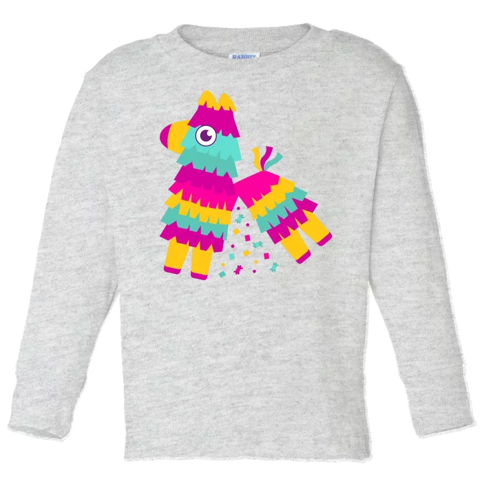 Cinco De Mayo Colorful Pinata Toddler Long Sleeve Shirt