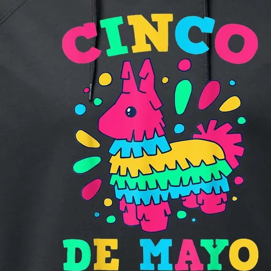 Cinco De Mayo Fiesta Party Time 5th of May Mexican Pride Performance Fleece Hoodie