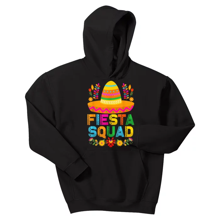 Cinco De Mayo Fiesta Squad Mexican Party Cinco De Mayo Party Kids Hoodie