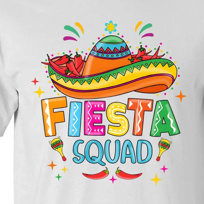 Cinco De Mayo Fiesta Squad Tall T-Shirt