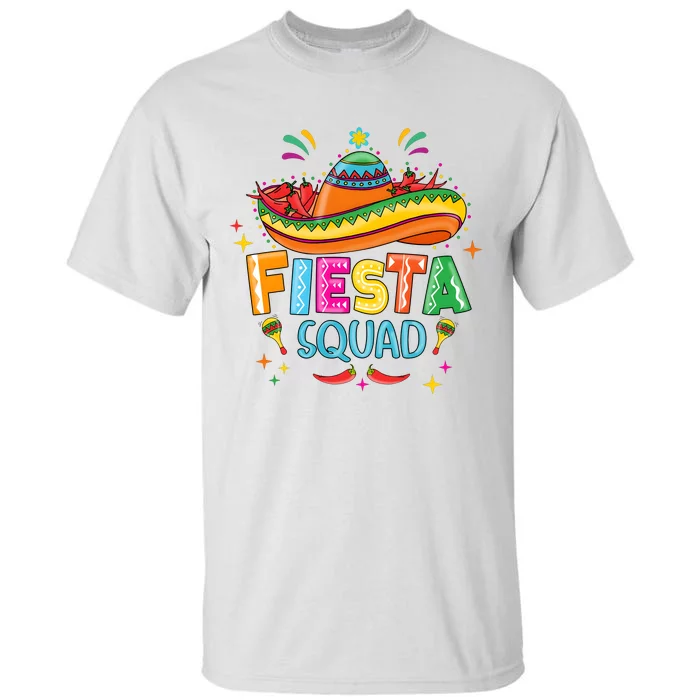 Cinco De Mayo Fiesta Squad Tall T-Shirt