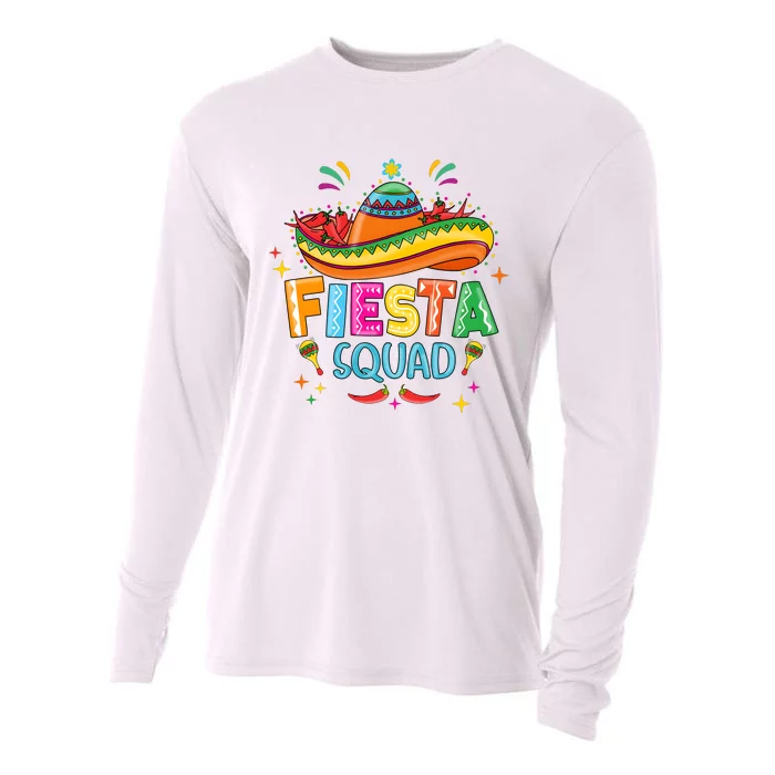 Cinco De Mayo Fiesta Squad Cooling Performance Long Sleeve Crew