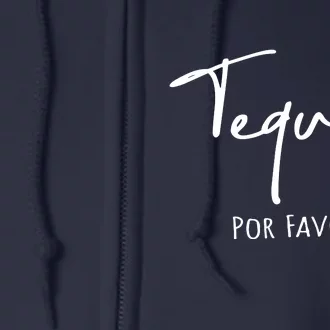 Cinco De Mayo, Funny Tequila Por Favor, Mexican Fiesta Full Zip Hoodie