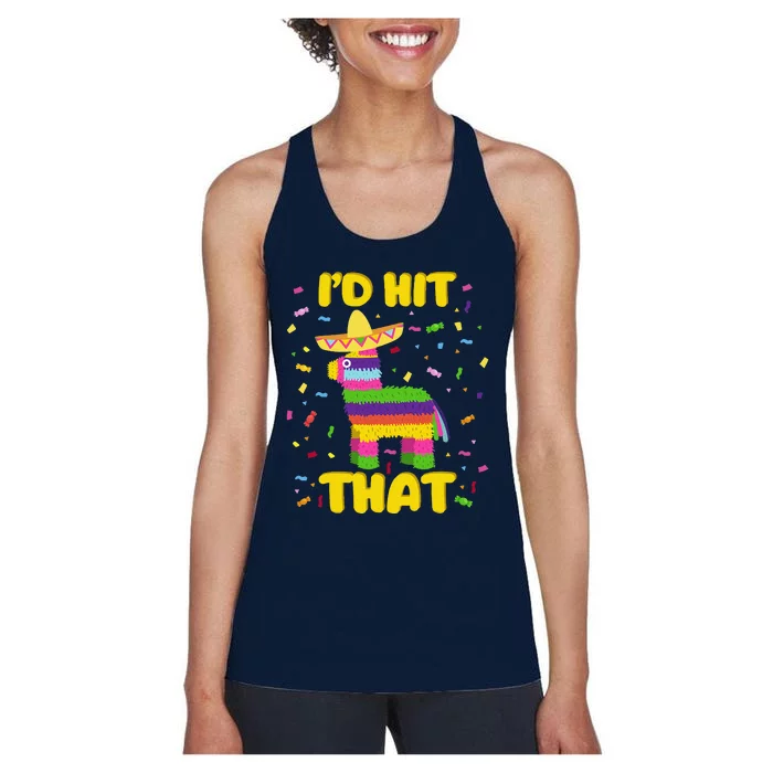 Cinco De Mayo Party ID Hit That Pinatas Women's Racerback Tank