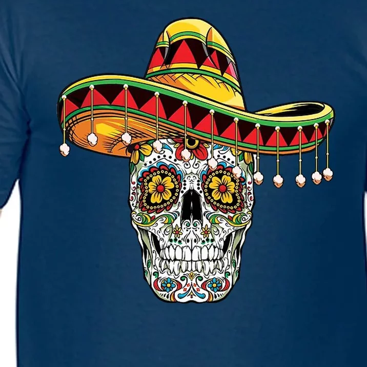 Cinco De Mayo Fiesta Skull Comfort Colors T-Shirt