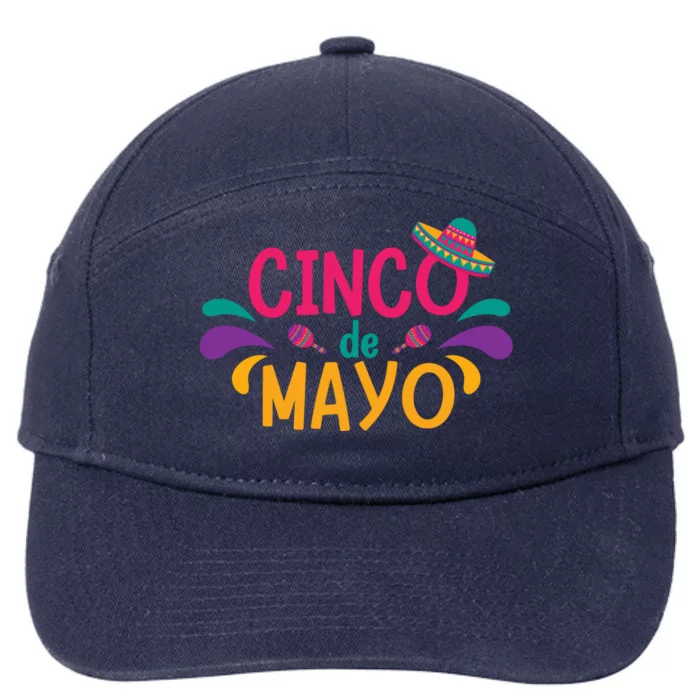 Cinco De Mayo Fiesta Mexican Party 7-Panel Snapback Hat