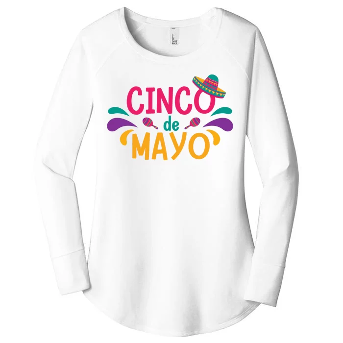 Cinco De Mayo Fiesta Mexican Party Women's Perfect Tri Tunic Long Sleeve Shirt