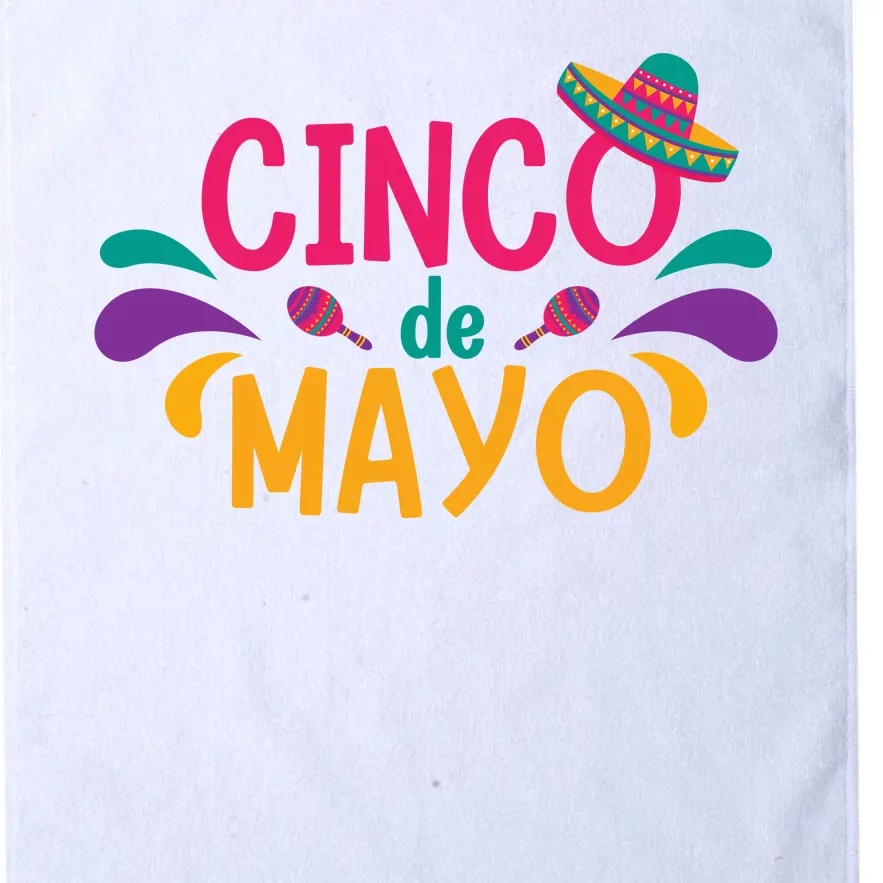 Cinco De Mayo Fiesta Mexican Party Platinum Collection Golf Towel