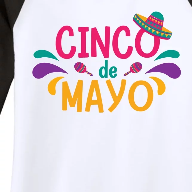 Cinco De Mayo Fiesta Mexican Party Women's Tri-Blend 3/4-Sleeve Raglan Shirt