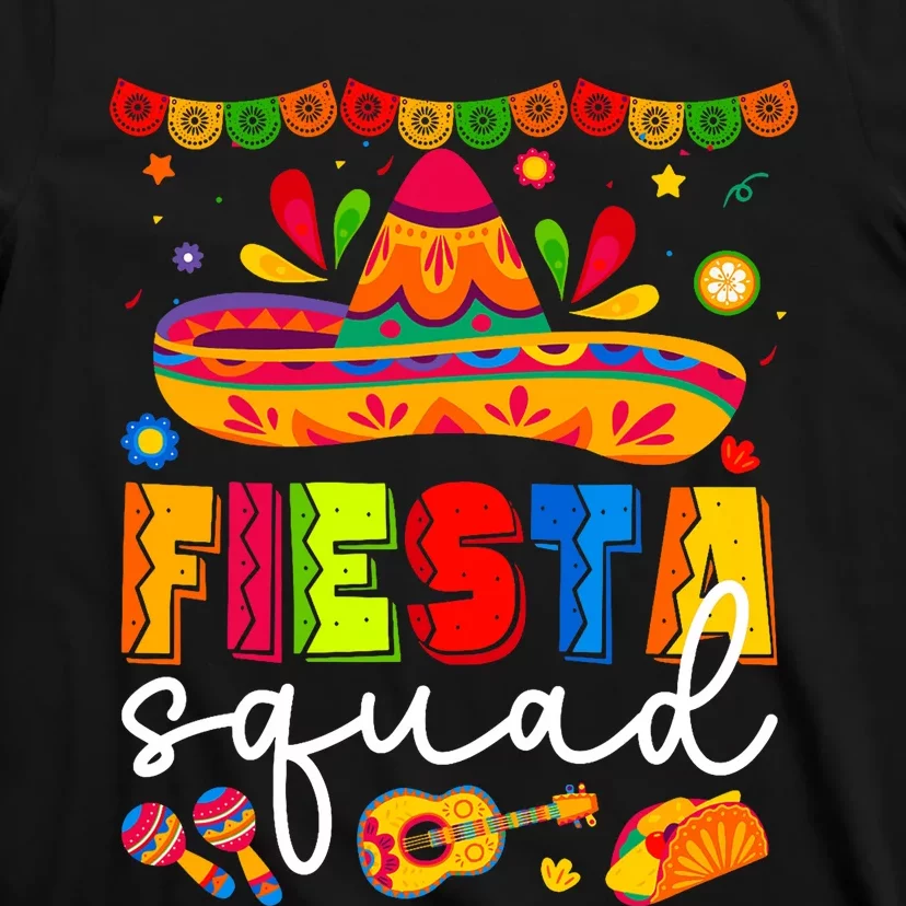 Cinco De Mayo Fiesta Squad Family Matching Group T-Shirt