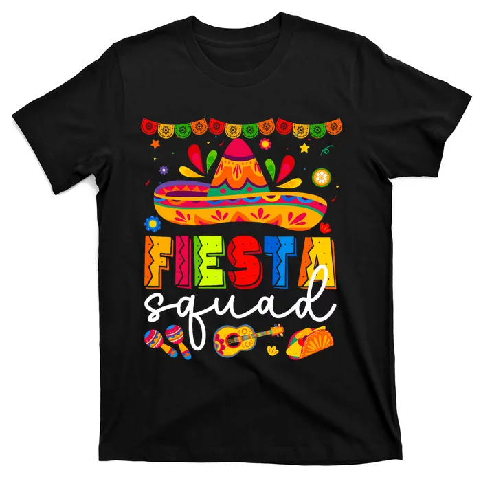 Cinco De Mayo Fiesta Squad Family Matching Group T-Shirt