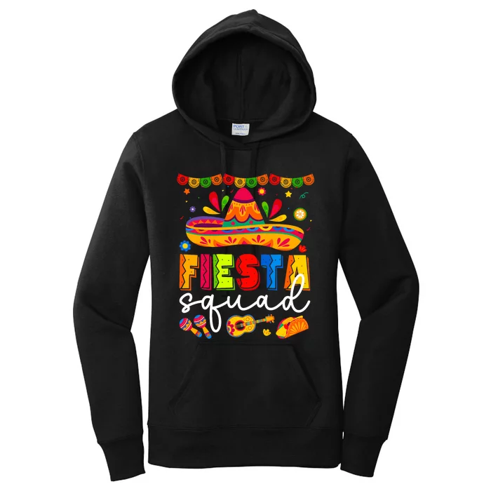 Cinco De Mayo Fiesta Squad Family Matching Group Women's Pullover Hoodie