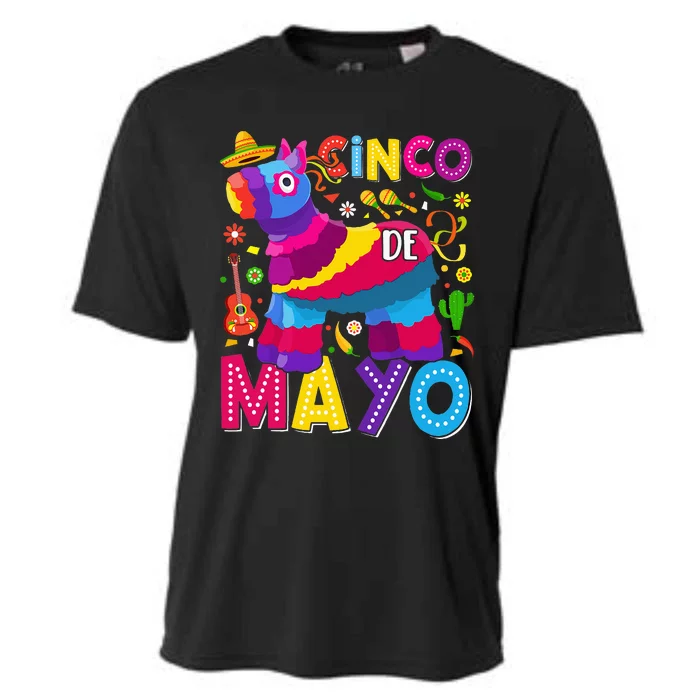 Cinco De Mayo Mexican Fiesta 5 De Mayo Cooling Performance Crew T-Shirt