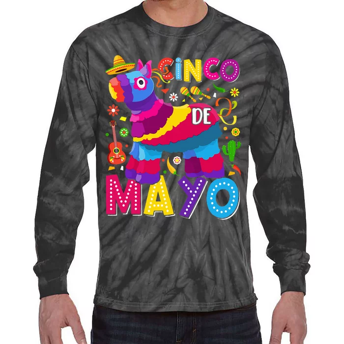 Cinco De Mayo Mexican Fiesta 5 De Mayo Tie-Dye Long Sleeve Shirt