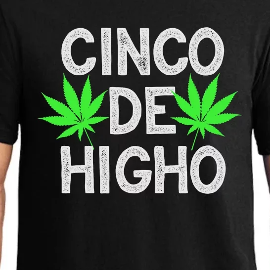 Cinco De Mayo Weed Funny Party 420 Gifts Pajama Set