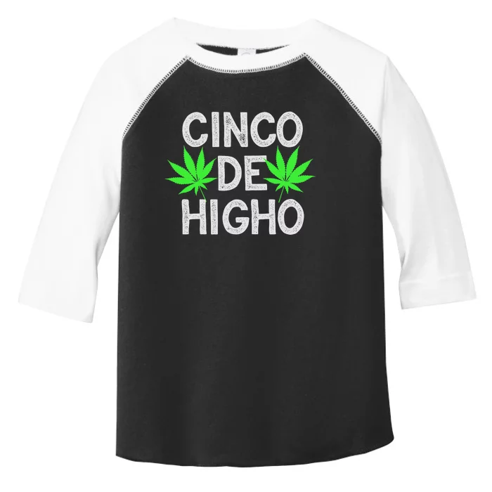 Cinco De Mayo Weed Funny Party 420 Gifts Toddler Fine Jersey T-Shirt