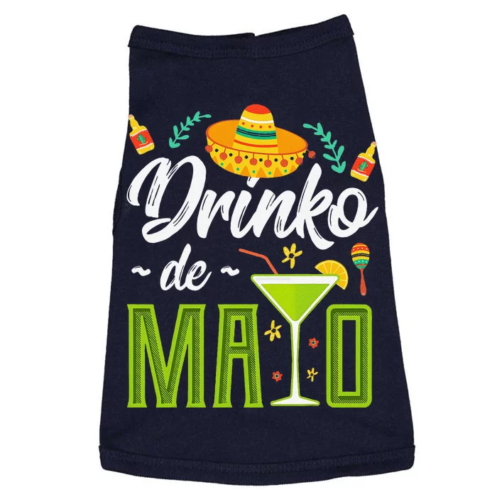 Cinco De Mayo Drinko De Mayo Fiesta Mexican Doggie Tank