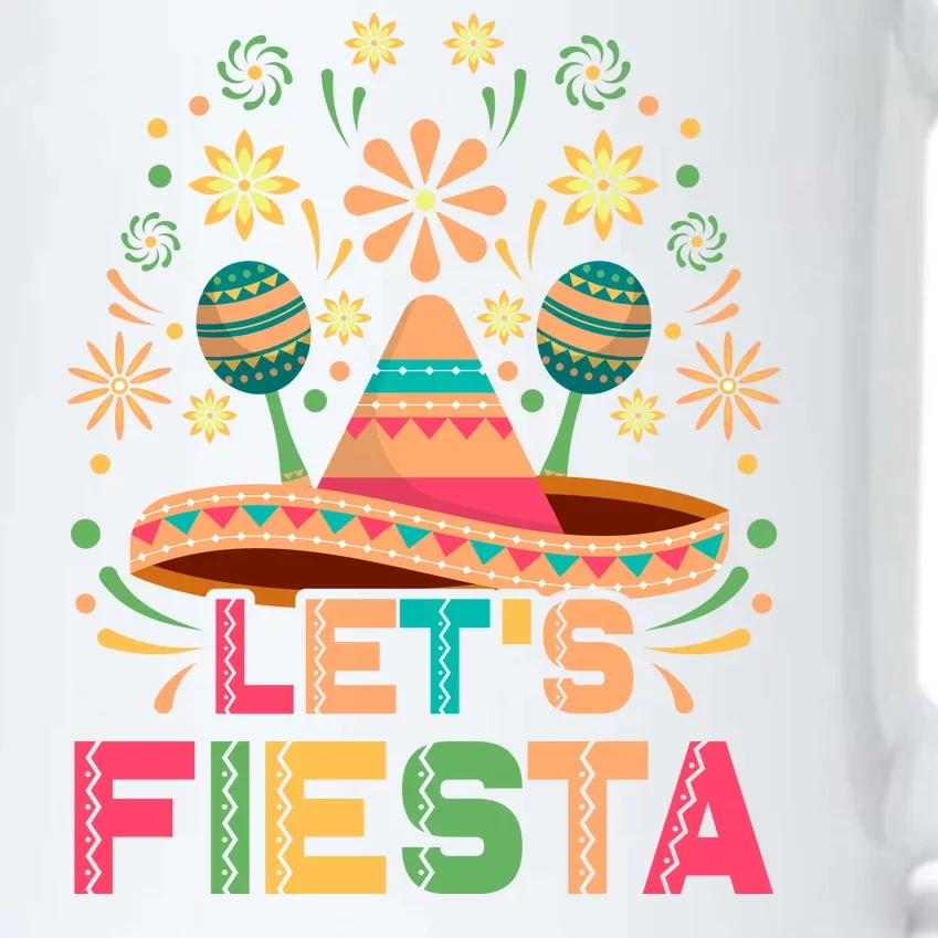 Cinco De Mayo Let's Fiesta Black Color Changing Mug