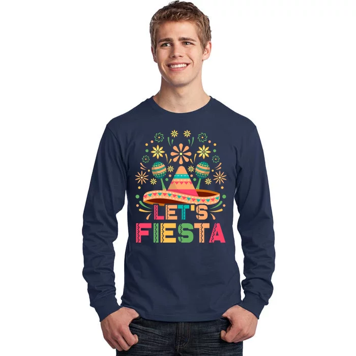 Cinco De Mayo Let's Fiesta Tall Long Sleeve T-Shirt