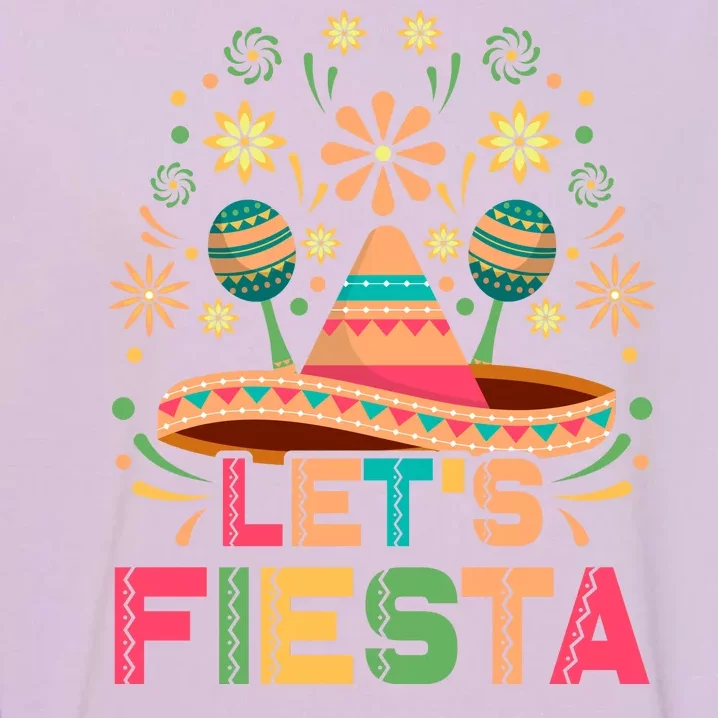 Cinco De Mayo Let's Fiesta Garment-Dyed Sweatshirt