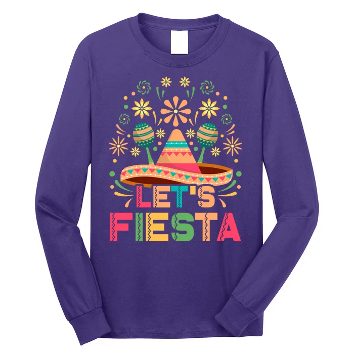 Cinco De Mayo Let's Fiesta Long Sleeve Shirt