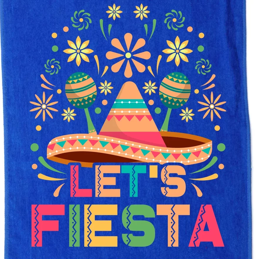 Cinco De Mayo Let's Fiesta Platinum Collection Golf Towel