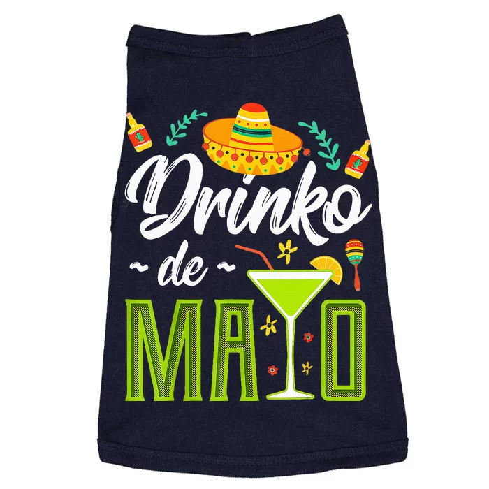 Cinco De Mayo Drinko De Mayo Fiesta Mexican Doggie Tank