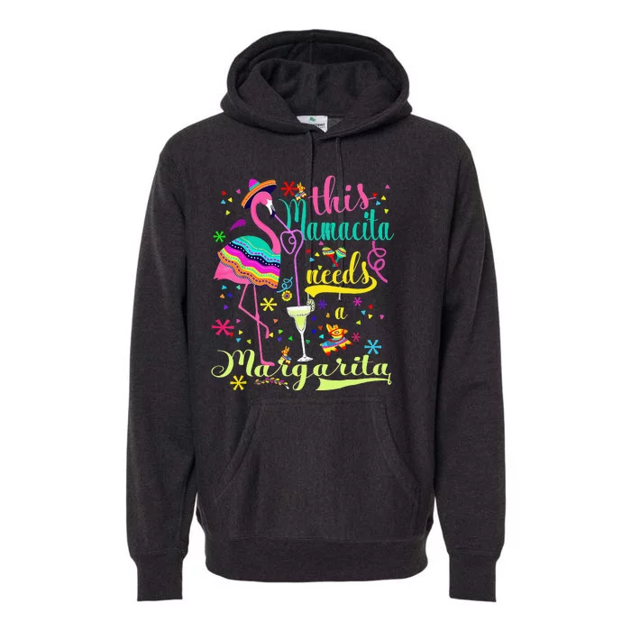 Cinco De Mayo Pink Flamingo Premium Hoodie