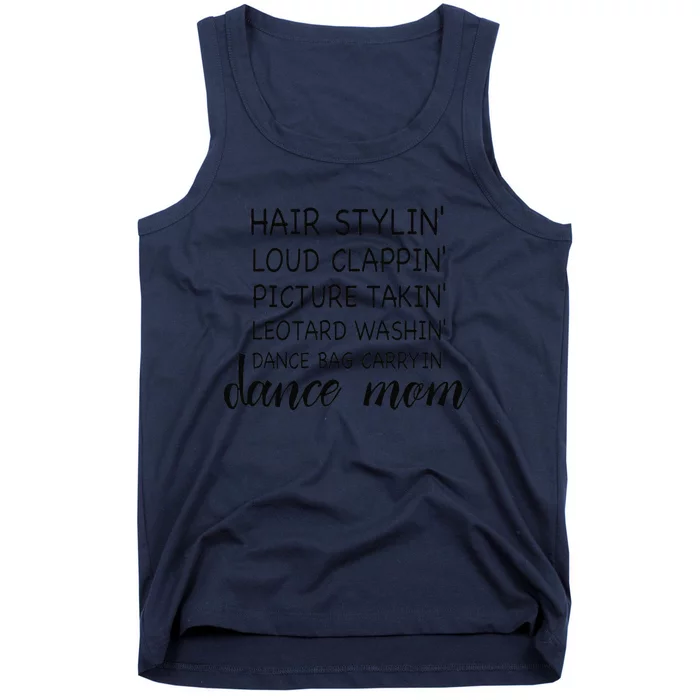 Cute Dance Mom Funny Sarcastic Dance Lover Mom Mother's Day Tank Top