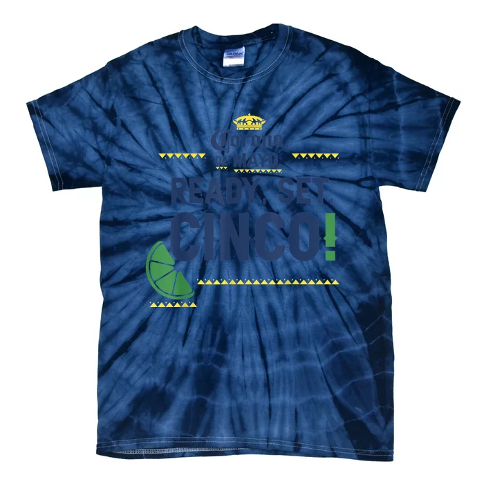 Cinco De Mayo. Corona De Mayo Ready Set Cinco. Graphic Lemon Tie-Dye T-Shirt