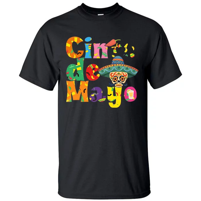 Cinco De Mayo Mexican Day Celebration Tall T-Shirt