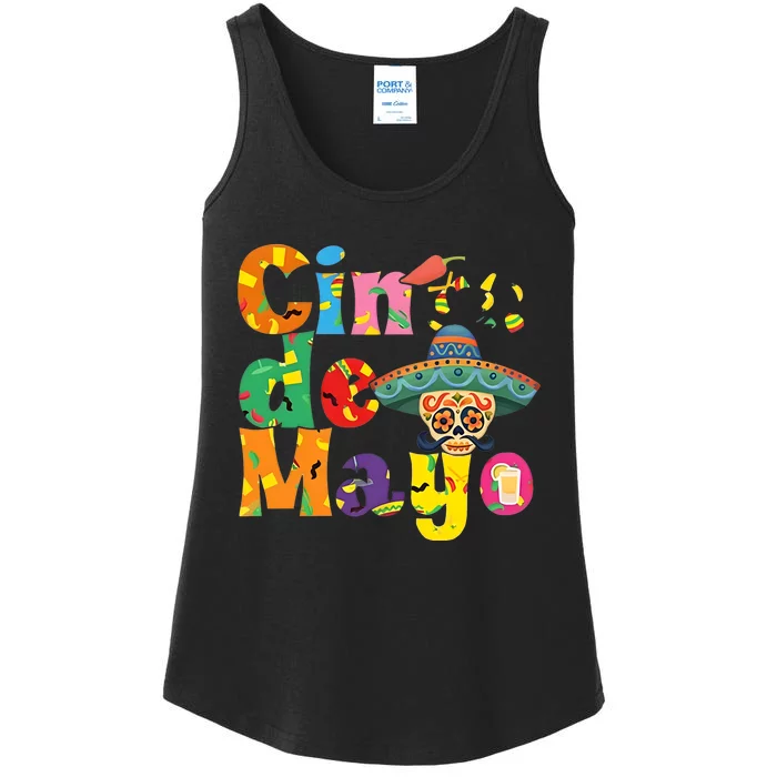 Cinco De Mayo Mexican Day Celebration Ladies Essential Tank