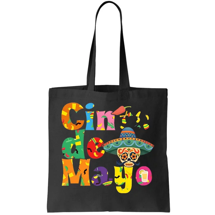 Cinco De Mayo Mexican Day Celebration Tote Bag