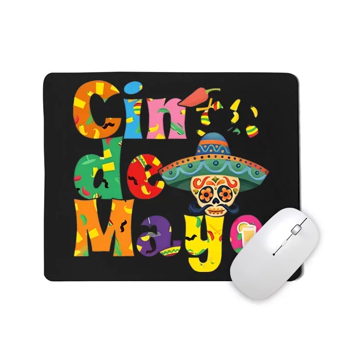 Cinco De Mayo Mexican Day Celebration Mousepad