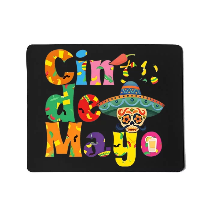 Cinco De Mayo Mexican Day Celebration Mousepad