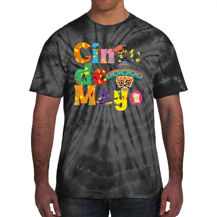 Cinco De Mayo Mexican Day Celebration Tie-Dye T-Shirt