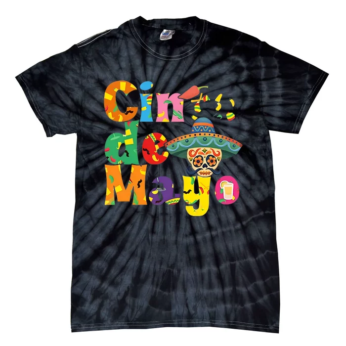 Cinco De Mayo Mexican Day Celebration Tie-Dye T-Shirt