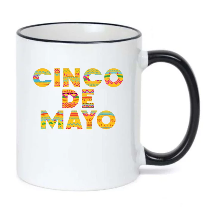 Cinco De Mayo Fiesta Holiday Black Color Changing Mug