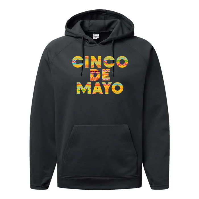 Cinco De Mayo Fiesta Holiday Performance Fleece Hoodie