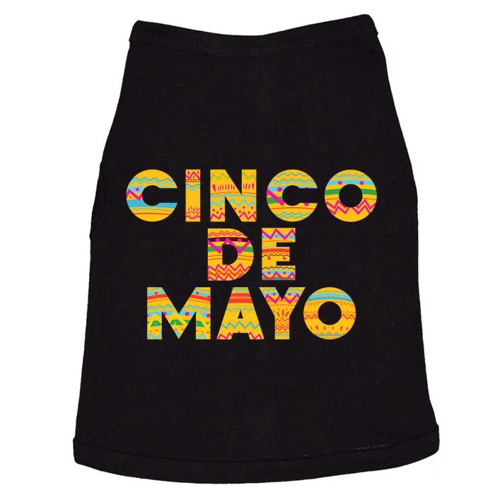 Cinco De Mayo Fiesta Holiday Doggie Tank