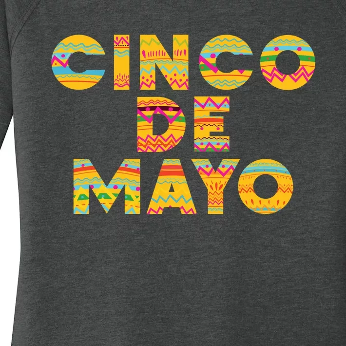 Cinco De Mayo Fiesta Holiday Women's Perfect Tri Tunic Long Sleeve Shirt