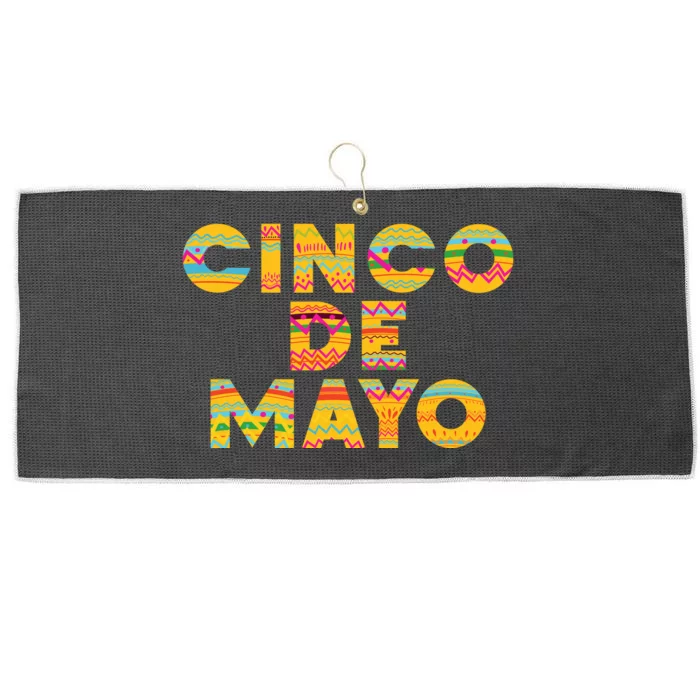 Cinco De Mayo Fiesta Holiday Large Microfiber Waffle Golf Towel