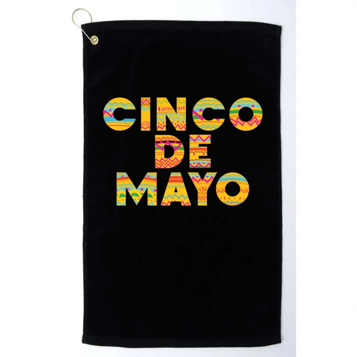 Cinco De Mayo Fiesta Holiday Platinum Collection Golf Towel