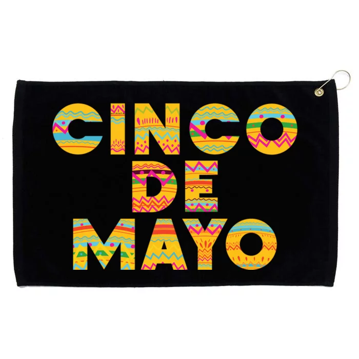 Cinco De Mayo Fiesta Holiday Grommeted Golf Towel