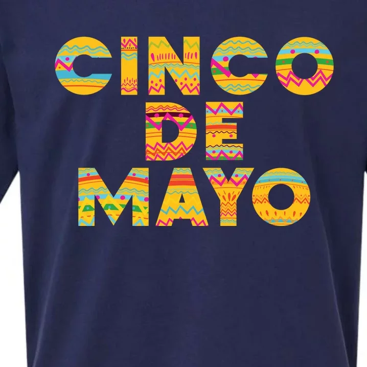 Cinco De Mayo Fiesta Holiday Sueded Cloud Jersey T-Shirt